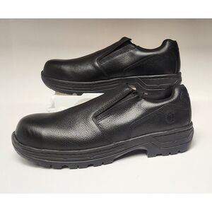 Hytest FootRests XT Mens Slip On Black Loafers K20020 Size 10.5M